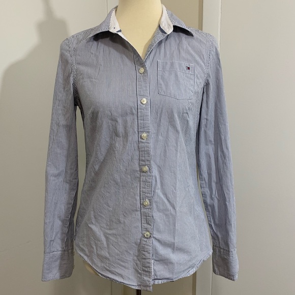 Tommy Hilfiger Tops - Tommy Hilfiger Button Up Blouse